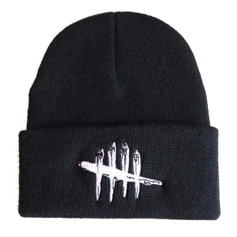 Buchstabenstickerei Strickmütze Herbst und Winter Mode Koreanischer Trend Vielseitige Wollmütze Pullovermütze für Damen und Herren Outdoor Thermomütze
