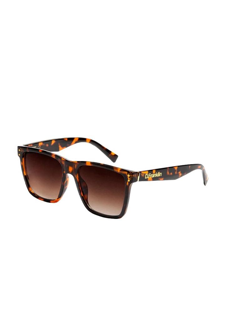 Dee Franklin Roosevelt II Sunglasses, Carey/Brown, DFKSUN0717-0802
