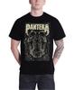 Pantera T-Shirt Herren 101 Proof Totenkopf Bandlogo Offiziell Neu Schwarz