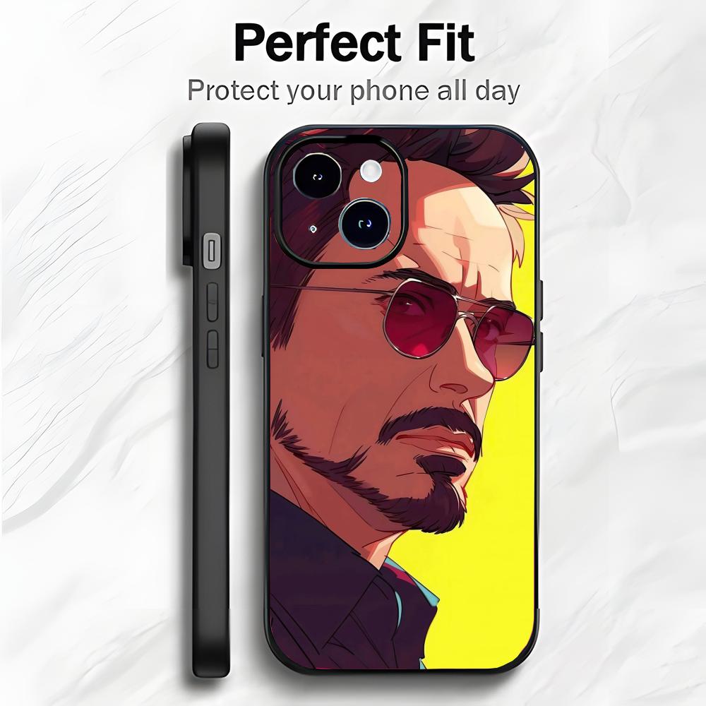 

Hollywood Actor R-Robert Downey Jr Phone Case Phone Case Soft Packaging Lightweight For iPhone17 16 15 14 13ProMax iphone12promax