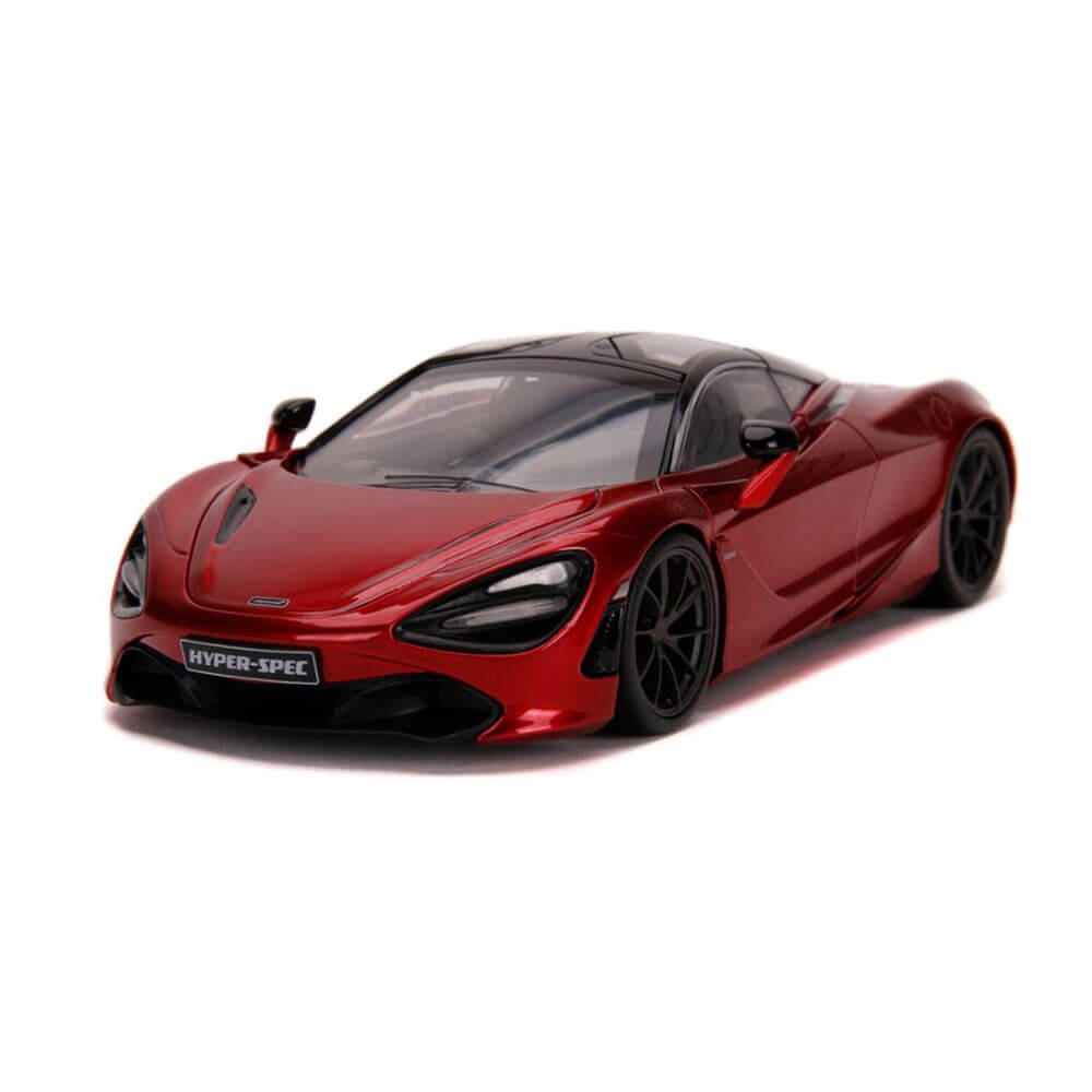 McLaren 720S Červená 1:Vozidlo v měřítku 24 pod tlakem