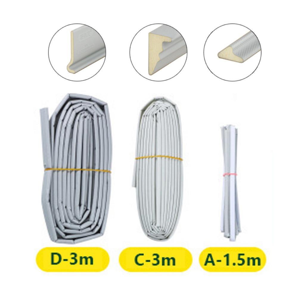 

3Pcs/Set Sound Insulation Window Seal Strip Self-adhesive Keep Warm Window Windproof Soundproof Strip No Impact Sliding Window