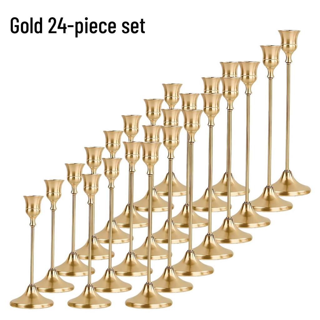 Europäischer minimalistischer Kerzenständer als Ornament für Candlelight-Dinner & Hochzeitsdeko