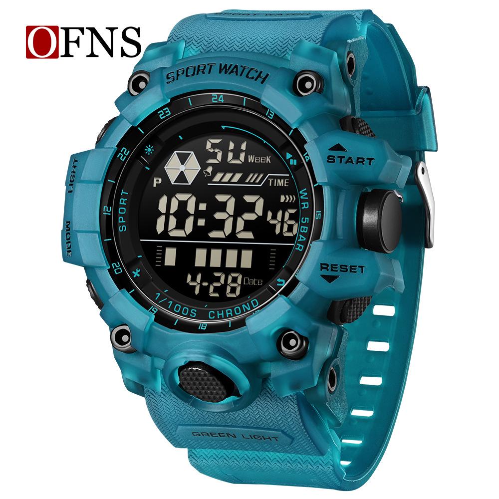 Sanda Student Sports Watch - Hot Selling Waterproof Multifunction with Snooze Alarm & Single Display.