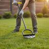 Half Moon Edger Wide Foot Pedal Manual Step Easy to Use Long Handle Border Trimming for