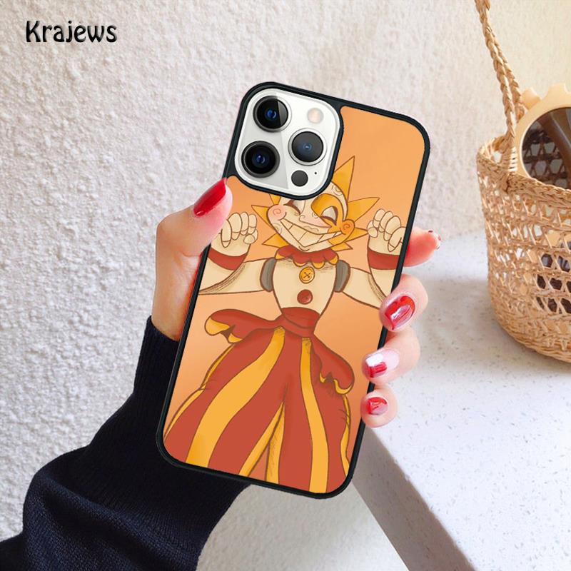 

Мягкий чехол FNAF Sundrop Coque для iPhone 14 XR X XS Max 5S 6S 7 8 Plus SE 2020 11 12 13 Pro Max, мини-чехол для телефона iPhone SE 2020