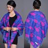 Women S Vintage Ethnic Floral Faux Cashmere Scarf Warm Large Shawl