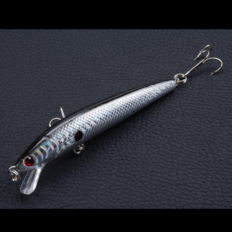 Angelköder 10-farbiger Minnow Bionischer Köder 9,5cm/8,5g Köder Kunststoff Hartköder Für Meeresangeln