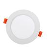 Sleek Black Recessed LED Downlight, Aluminum, Ultra-Thin, 6W-20W, 4-Inch, 12cm, All White Design for Engineering Ceiling.