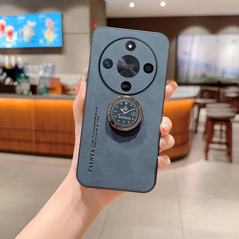 

Чехол для Honor X9B Роскошный Магнитный Кожаный Чехол для Телефона с Кольцом-Держателем для Автомобиля для Honor X7A X8A X8A Противоударный Бампер Защитная Задняя Крышка For Honor X9B