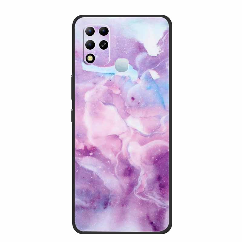 For Infinix Hot 11 G37 4G Case Marble Soft TPU Silicone Back Cover for Infinix Hot11 G37 X689F G 37 Protective Fundas Paras Etui