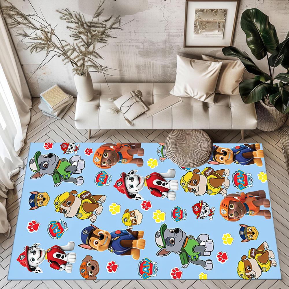 Paw Patrol Pups Adventure Square rugs are a great choice for living rooms, bedrooms, home décor, and as gifts.