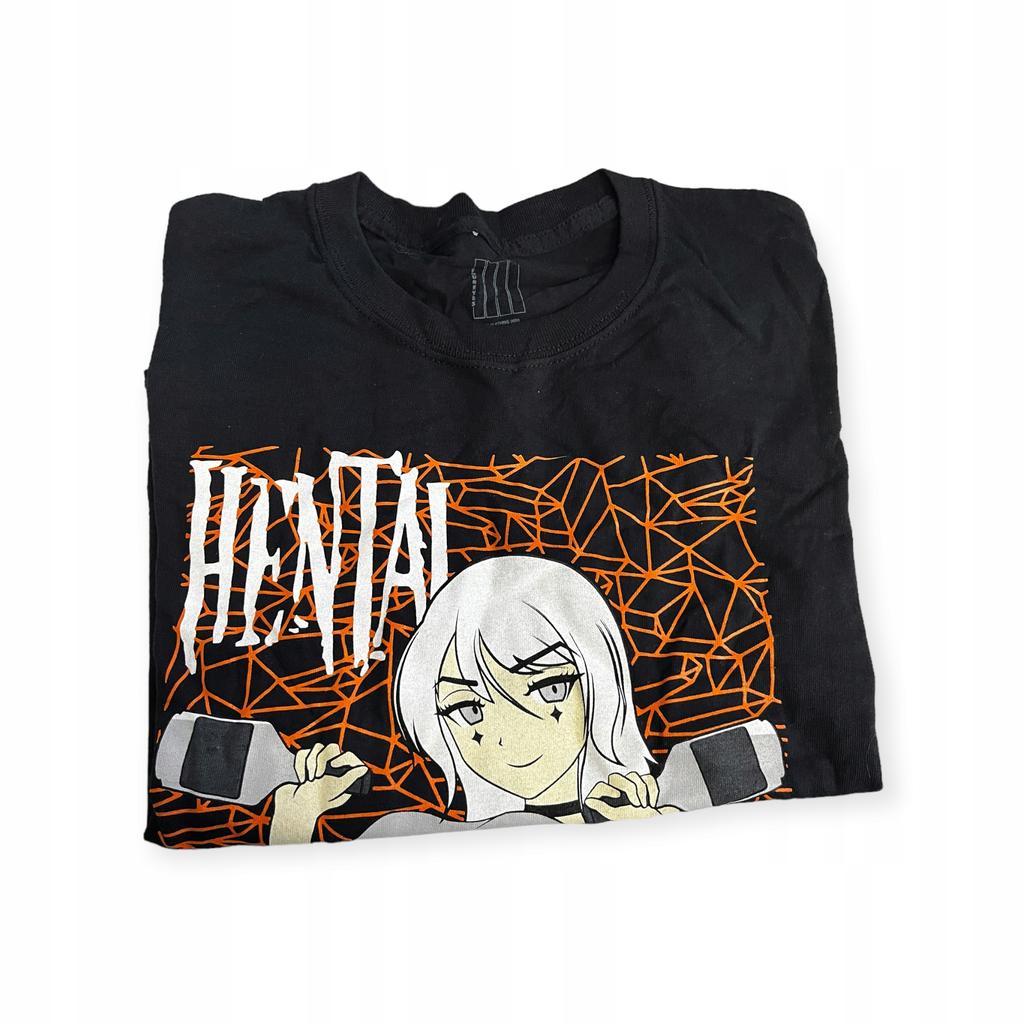 Koszulka T-shirt męski okrągły dekolt SPENCER'S NADRUK L