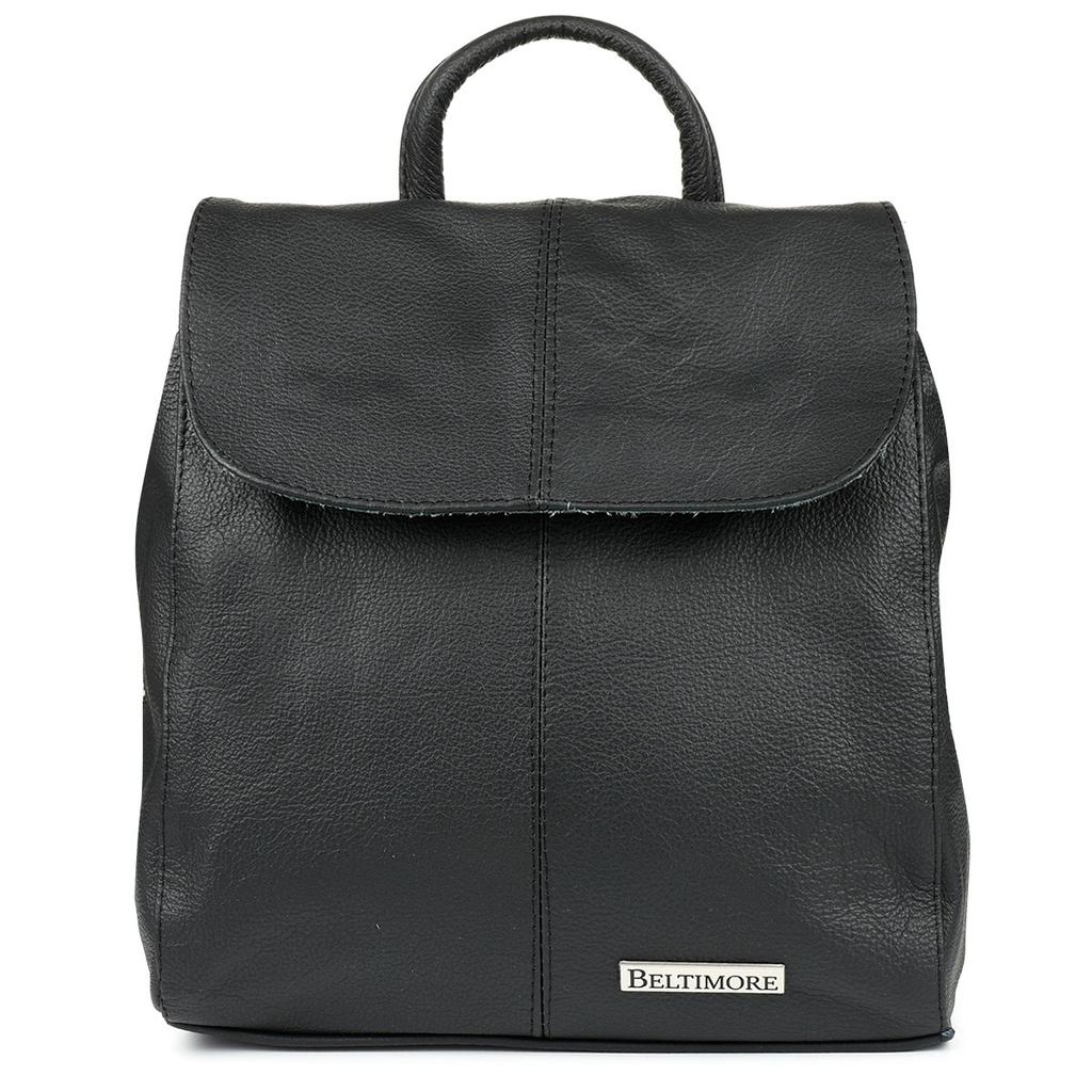 Beltimore Women's Leather Triangle Backpack Roomy