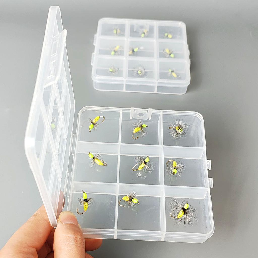 2Boxes Bundle(Total 18Pcs Flies)- Fly Fishing Flies Artificial Wet Flies Bait for Flishing Trout/Bass Artificial Nymphs Bait