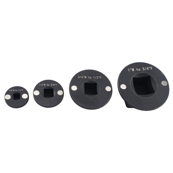 1/4Pcs Low Profile Impact Socket Adapters High-Strength Durable Construction Fast Accurate Universal Drive Ratchet Adapters Kit