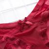 Women's Sexy Panties Transparent Mesh Breathable Briefs Underwear Low-Rise Bow Floral Panty for Lady Girl 3 Pcs/set