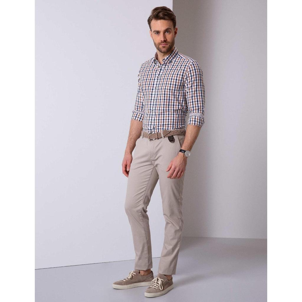 Buy Pierre Cardin Beige Slim Fit Chino 
