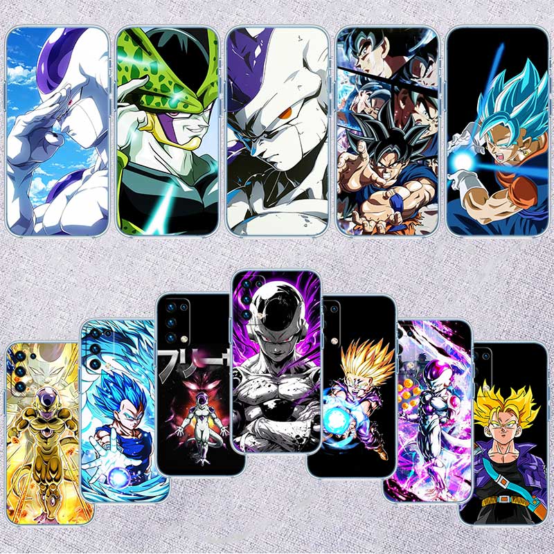 RE24 Dragon Ball Freeza Transparent Phone Case for Motorola Moto G7 G8 G9 G84 G85 G73 G24 G15 Z2 Play Power Plus