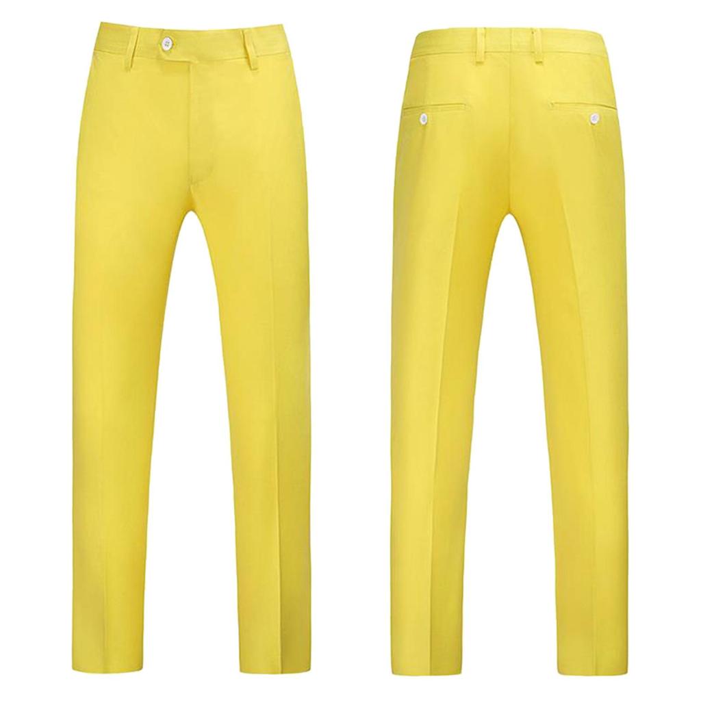 Men's Oversized Solid Color Suit Pants Men's Business Casual Straight Leg Suit Pants