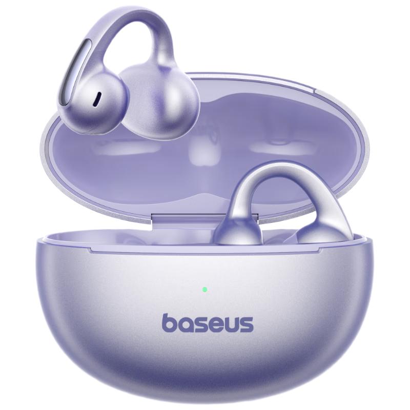 Baseus Fones de Ouvido Bluetooth MC1 Pro AI Clip-On de Ouvido Aberto