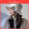 Laceup Korean Fisherman Hat Ins Women Ins Blogger Lightweight Windbreak Rope Sunshade Basin Hat Sun Bucket Hat