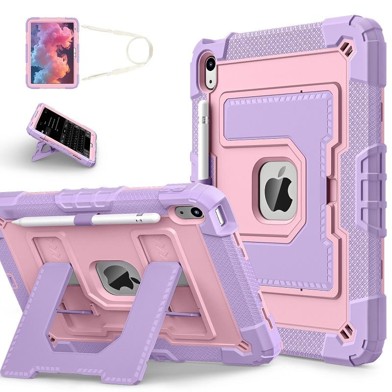 Funda for IPad 7th 8th 9th Generation 10.2 Case IPad 11th Gen 11 10th 10.9 Shockproof Safe PC Silicon Hybrid Stand Tablet Cover