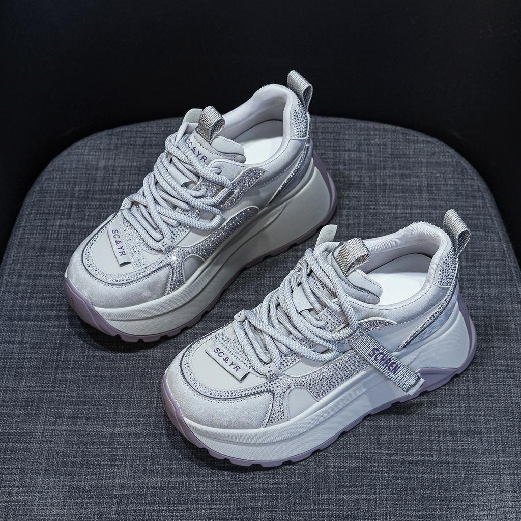 Thick Soled Forrest Gump Shoes for Women In Autumn 2025 Popular Among Internet Celebrities  Casual and Fashionable Dad Shoes