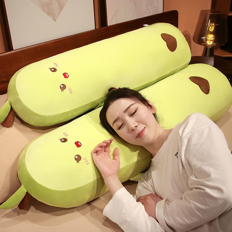New Cartoon 85-150cm Avocado Doll Plush Toy Stuffed Soft Fruit Pillow Sofa Cushion Birthday Gift for Girls Holiday Decoration