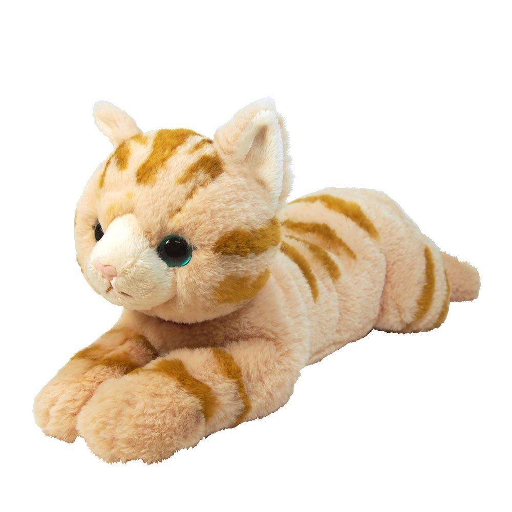 Sun Lemon Knee Cat Brown M 25 x 39 x 12cm Stuffed Animal P-1812