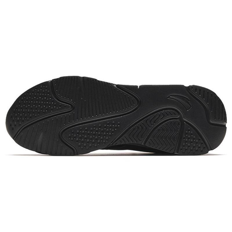 Anta Little Millennium Wear-Resistant Low-Top Casual Shoes Men's Black Sneakers 912348826-6