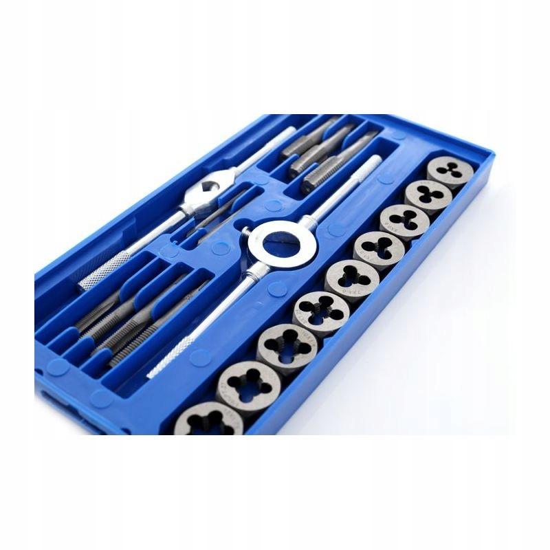 Set of Tap Dies, Calibrators, Dies, 20 Pieces