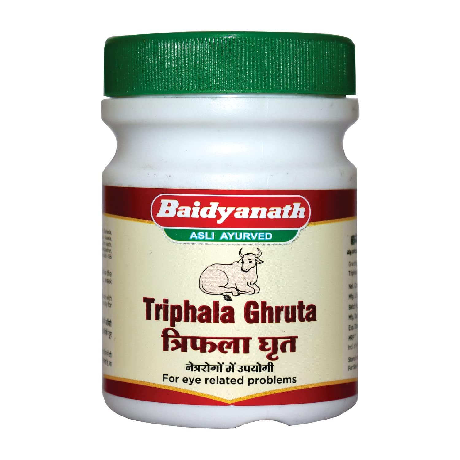 

Baidyanath Triphala Ghrita 100 g Ayurvedic Medicated Ghee For Hair Care Eye Wellness And Digestive Balance