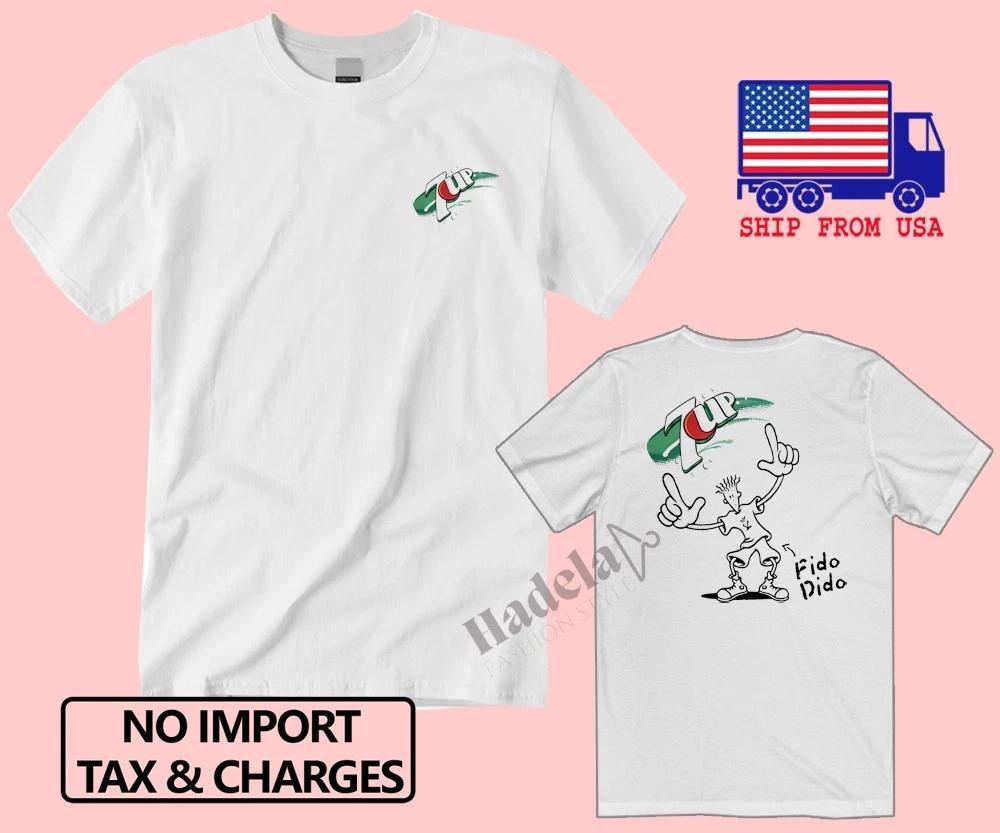 Fido Dido 7up 7 Up Drink Men s White Size S-5XL S
