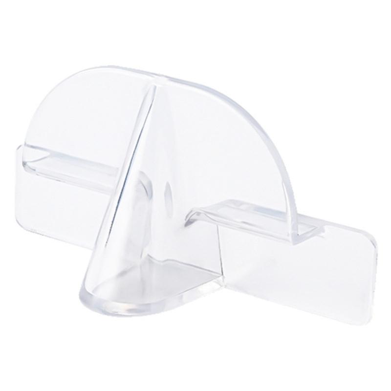 Pack of 8 Transparent Sticker Adhesive Glasses Stands Wall Mounted No Drilling Required for Organized Sunglasses Storage Display
