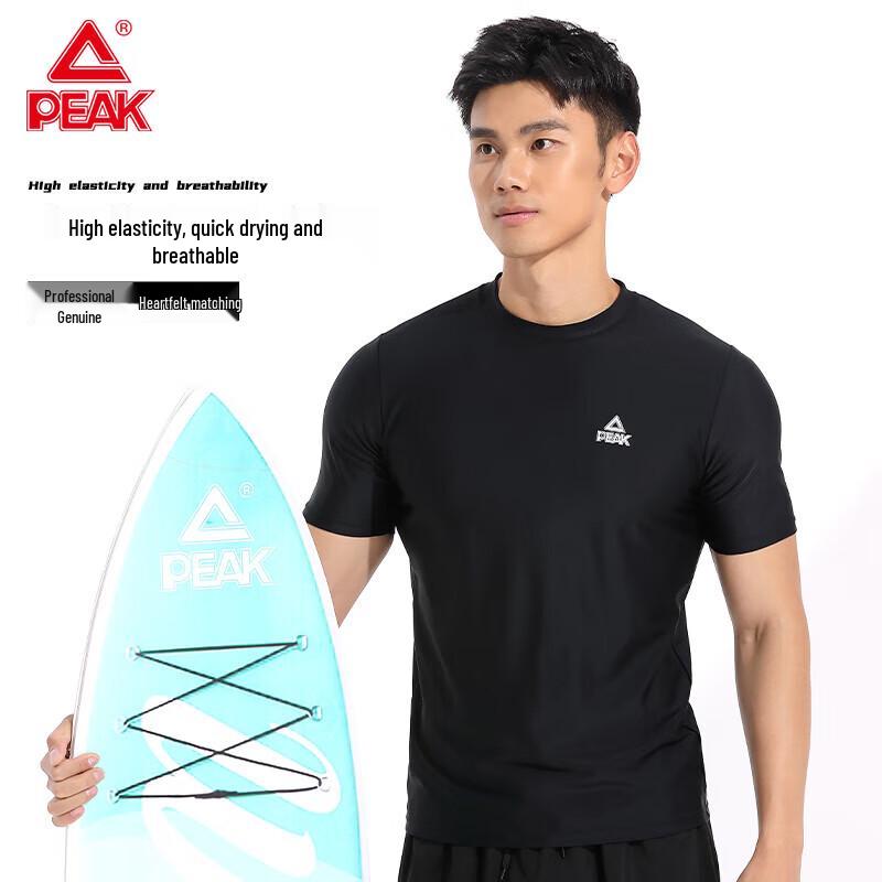 PEAK Men s Quick-Dry Short-Sleeve Swim Top M 1460₽