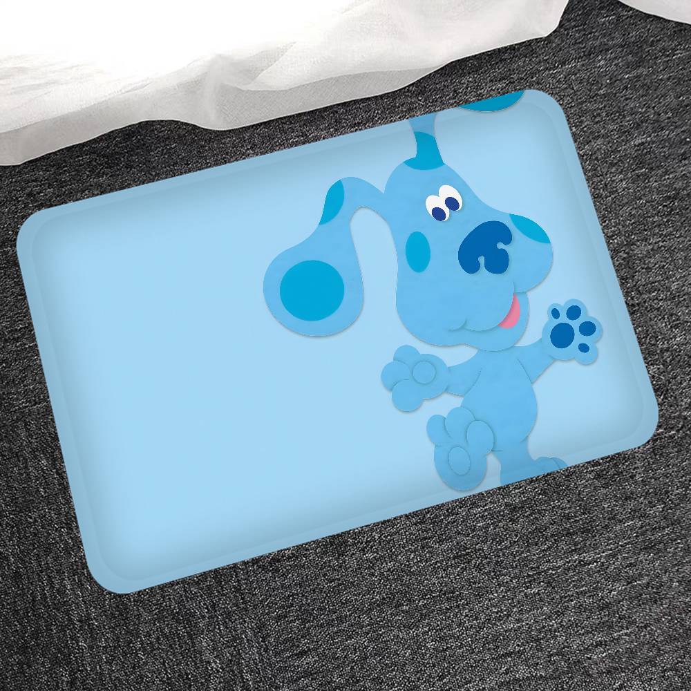 Blue Clues Room Mats Cheaper Anti-slip Modern Living Room Balcony Printed Welcome Rug