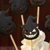Cake Topper 8 Pcs Halloween Cupcake Toppers, Black Glitter Witch Hat Pumpkin Party Supplies Picks for Supplies, Birthday Decoration Festive