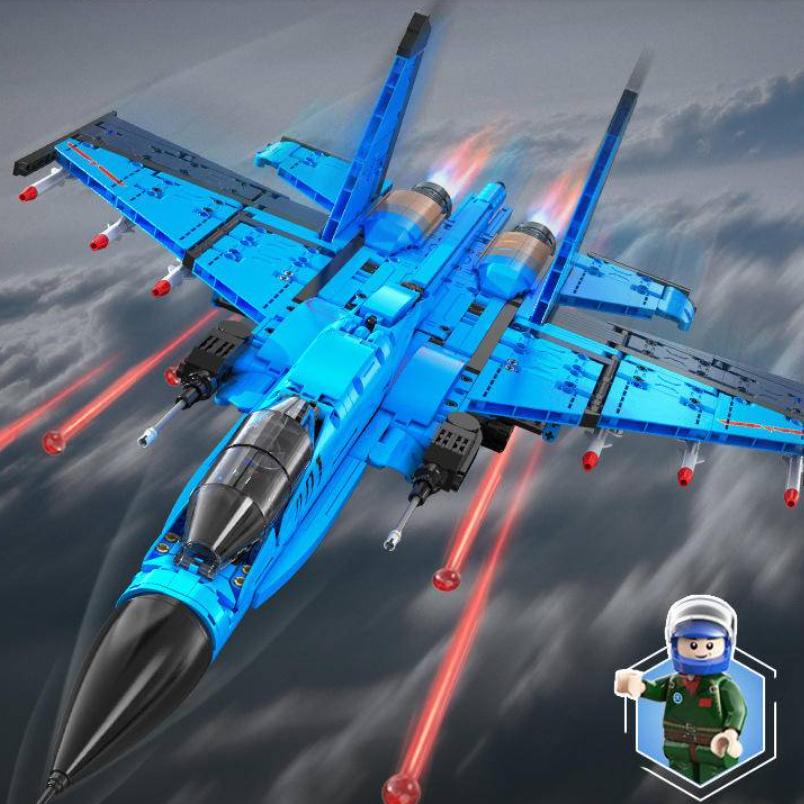Cada C56028 J-15 Flying Shark Fighter Vzdělávací hračka Stavebnice Hračky Stavebnice modelů Hračky a koníčky pro děti