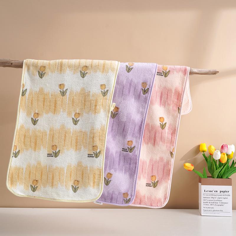 Korallfleecehandduk 75*35 mjuk och luddar inte mer än ren bomull absorberande tvättlapp badhandduk herr och dam par ansiktshandduk 2/3/4/st