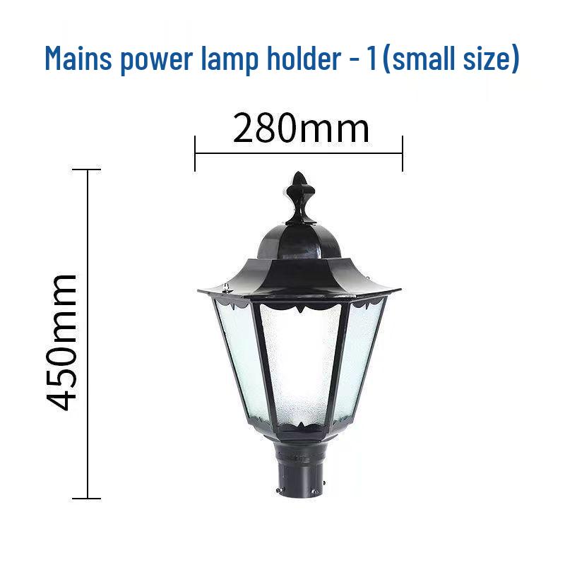 Rust-Proof 3m Courtyard Light Pole: Modern Landscape Street Light for Parks, Villas, Communities, and Households.
