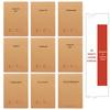 16K Large Kraft B5 Notebook: Thickened Composition for Junior High English Homework