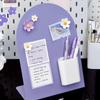 Storage Board Desktop Message Board Standing Plates Vertical Curved Drawing Board  DIY