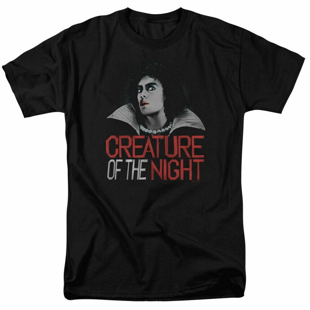 The Rocky Horror Picture Show Creature Of The Night T Shirt Movie Black Unisex T-Shirt S