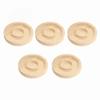 5pcs Solid Wood Bead Board Tray Round Shape Beading Design Tray  For Beaded Jewelry