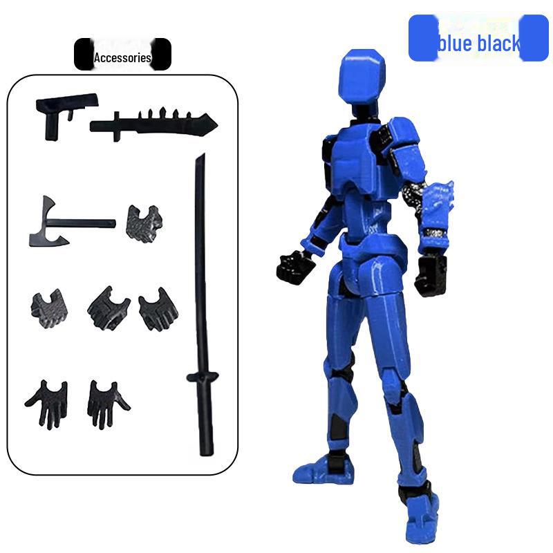 3D Movable Jointed Children's Dolls - Decompression Toy