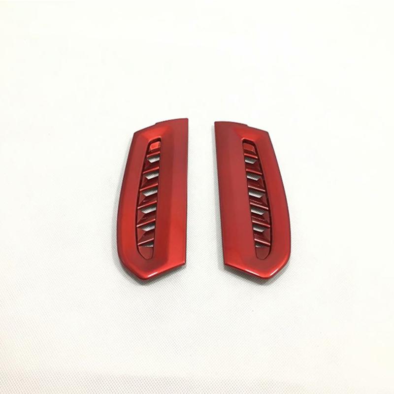 ABS Plastic Chrome For Toyota Camry 2018 Accessories Auto Styling Car Front Air Conditioner Outlet Vents Frame Cover