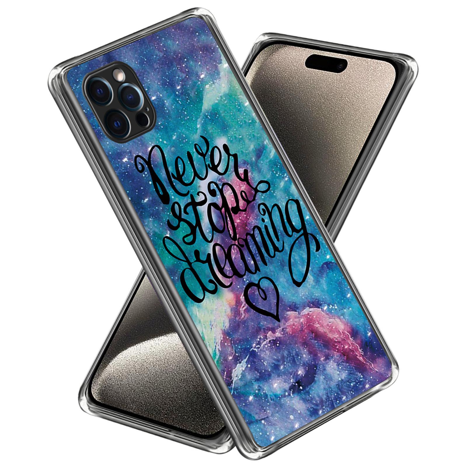 For iPhone 16 Pro Max Case Pattern Printed Shockproof TPU Phone Cover G