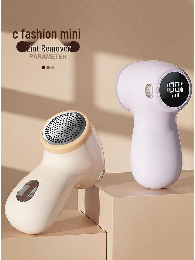 Rechargeable Lint Remover: Portable, Dual-Function, with Digital Display