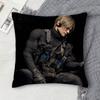 Leon RResident RE Evil  Doublesided Printed Square Decorative Cushion Cover for Sofa Living Room Home Decor